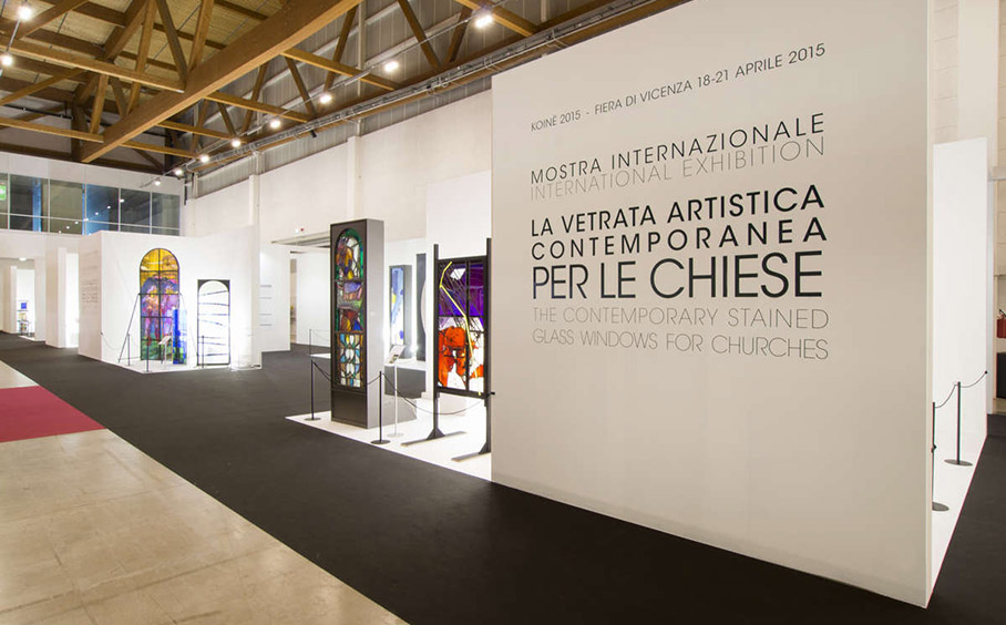 Koinè Ricerca 2015, mostra "La vetrata artistica contemporanea per le chiese"